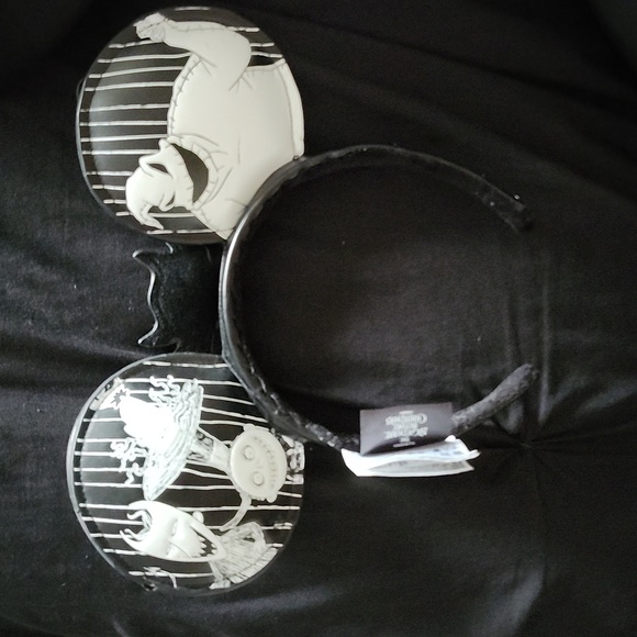 SOLD: Nightmare Before Christmas Disney Mickey Ears Headband - Picture 2 of 5